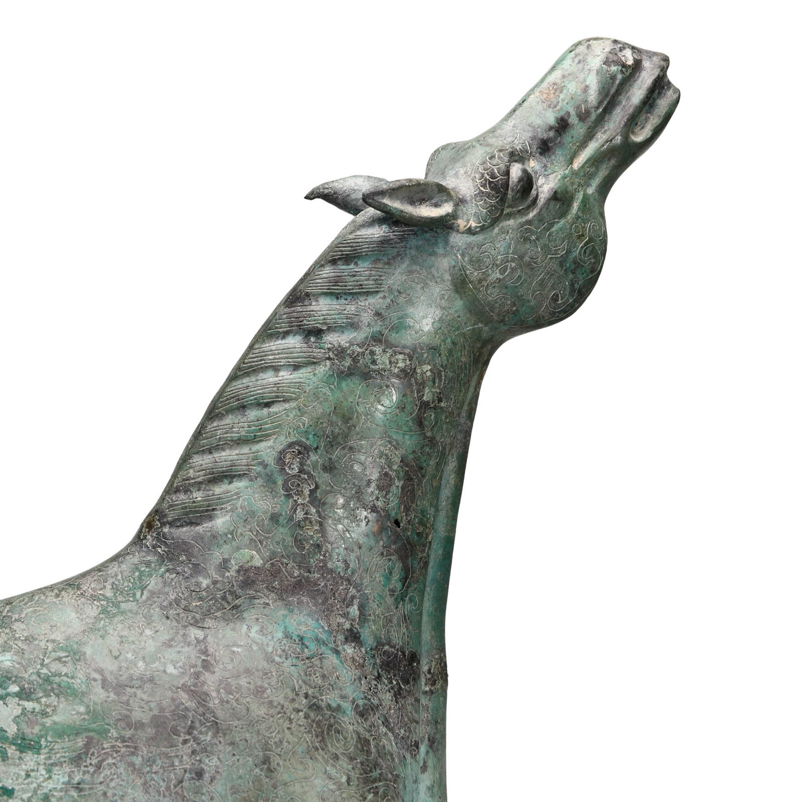 Bronze Neighing?Horse - 8
