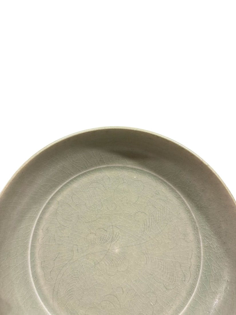 Celadon Incised?Decorated Shallow Dish - 7