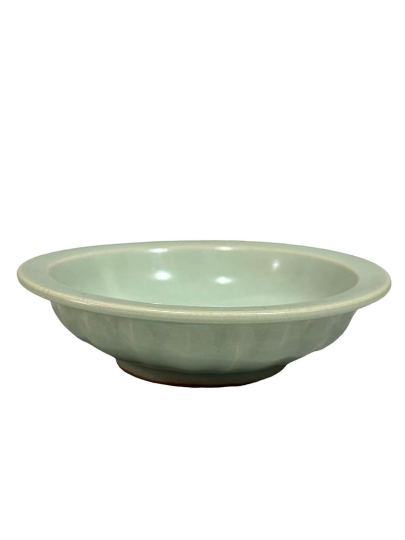 Longquan Celadon Washer with Applied Twin?Fish Decoration - 2