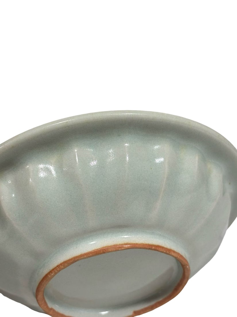 Longquan Celadon Washer with Applied Twin?Fish Decoration - 4