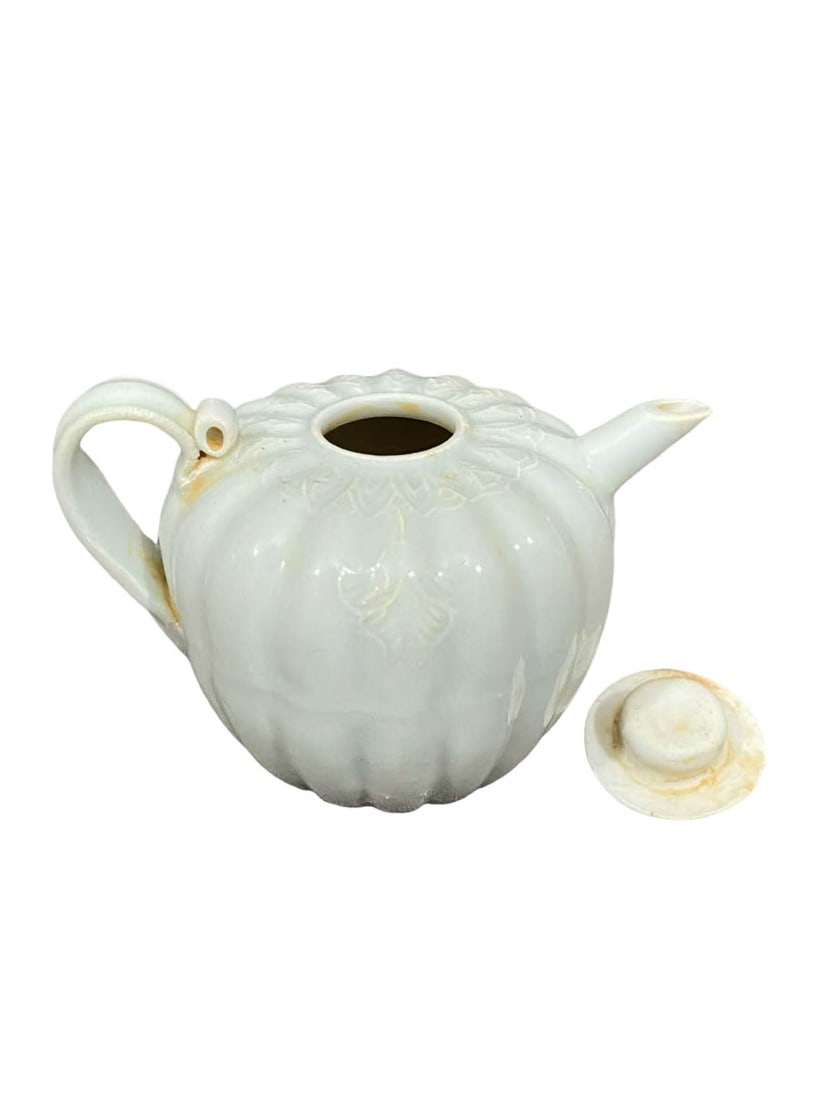 Yingqing?Glazed Melon?Ribbed Ewer - 5