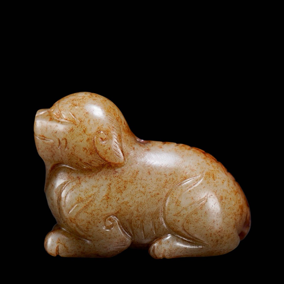 Hetian Jade Mythical?Beast Handpiece - 4