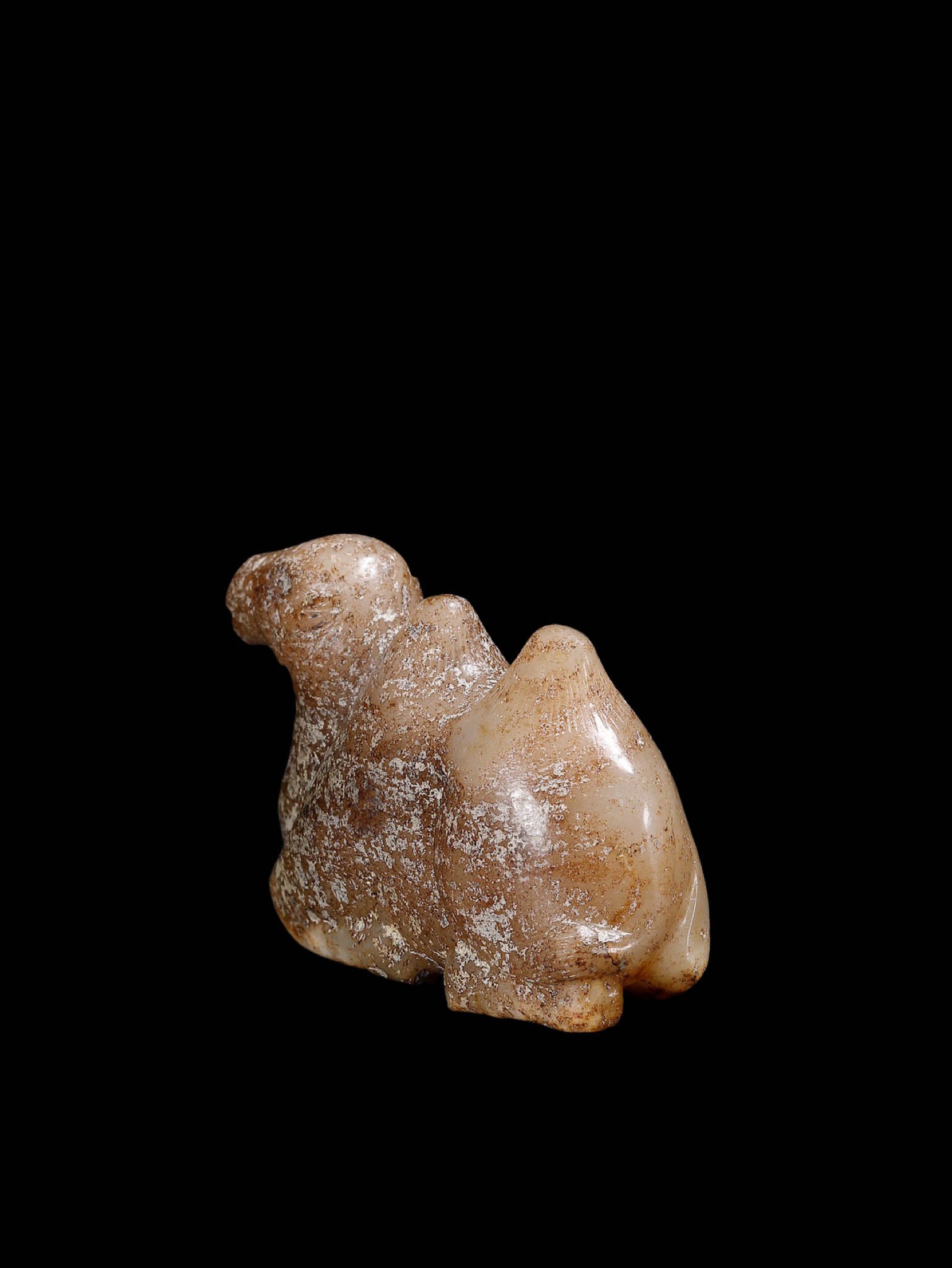 Hetian Jade Recumbent Bactrian Camel - 2