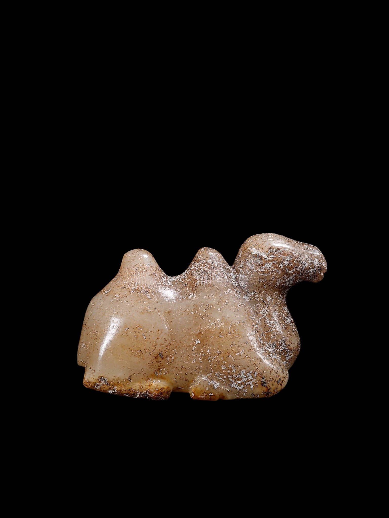 Hetian Jade Recumbent Bactrian Camel - 3