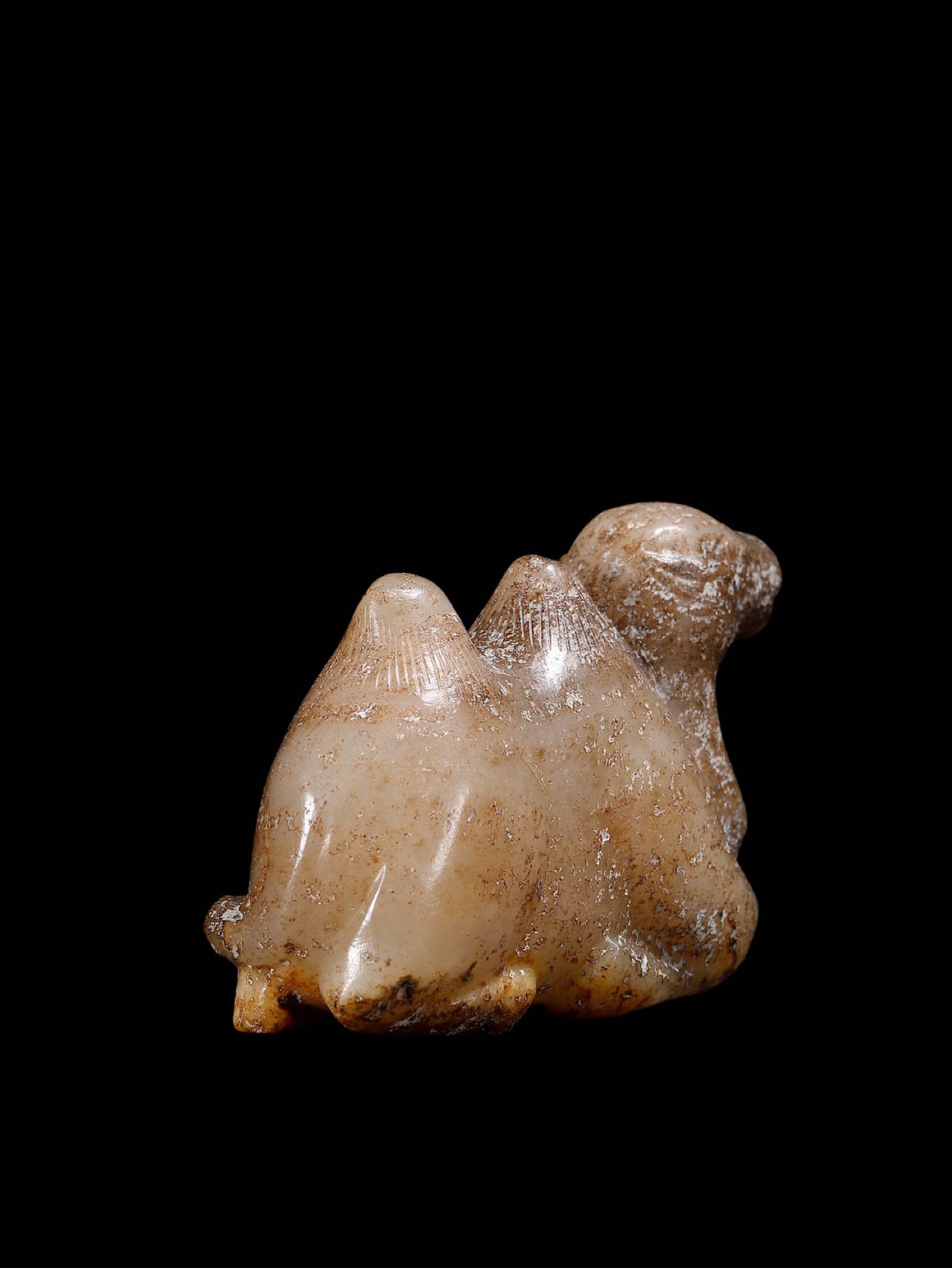 Hetian Jade Recumbent Bactrian Camel - 8