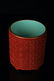 A CORAL RED AND GILT BRUSH POT, QIANLONG PERIOD - 4