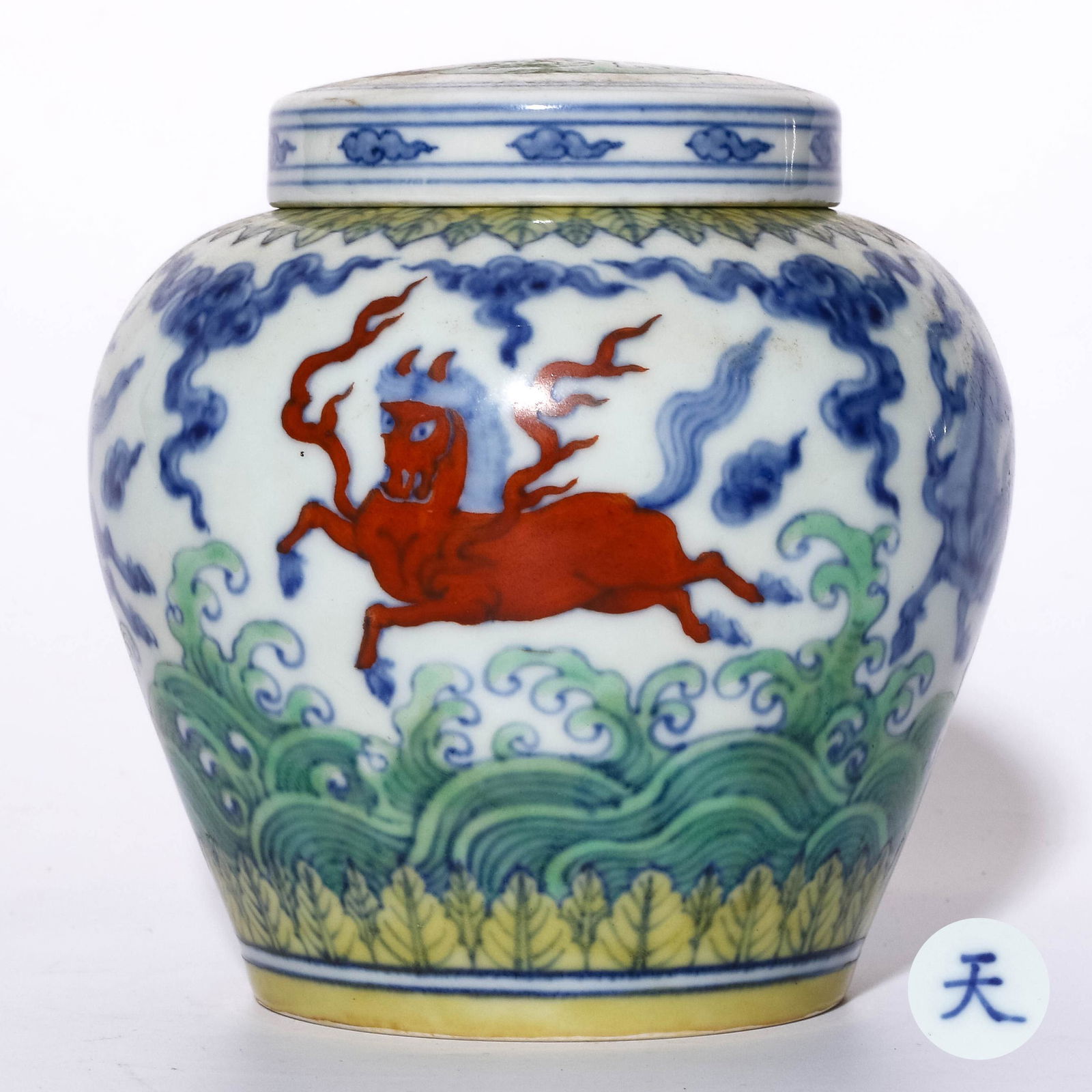 A DOUCAI JAR AND COVER (1 of 9)