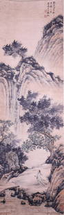 ZHANG YU, CHINESE PAINTING SCROLL: ZHANG YU, CHINESE PAINTING SCROLL L:220cm;W:64cm