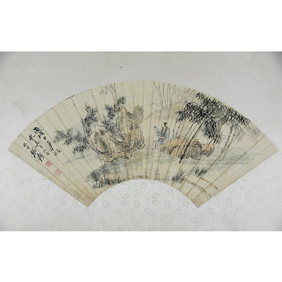 A Chinese Painting Signed Zhang Daqian (1 of 4)