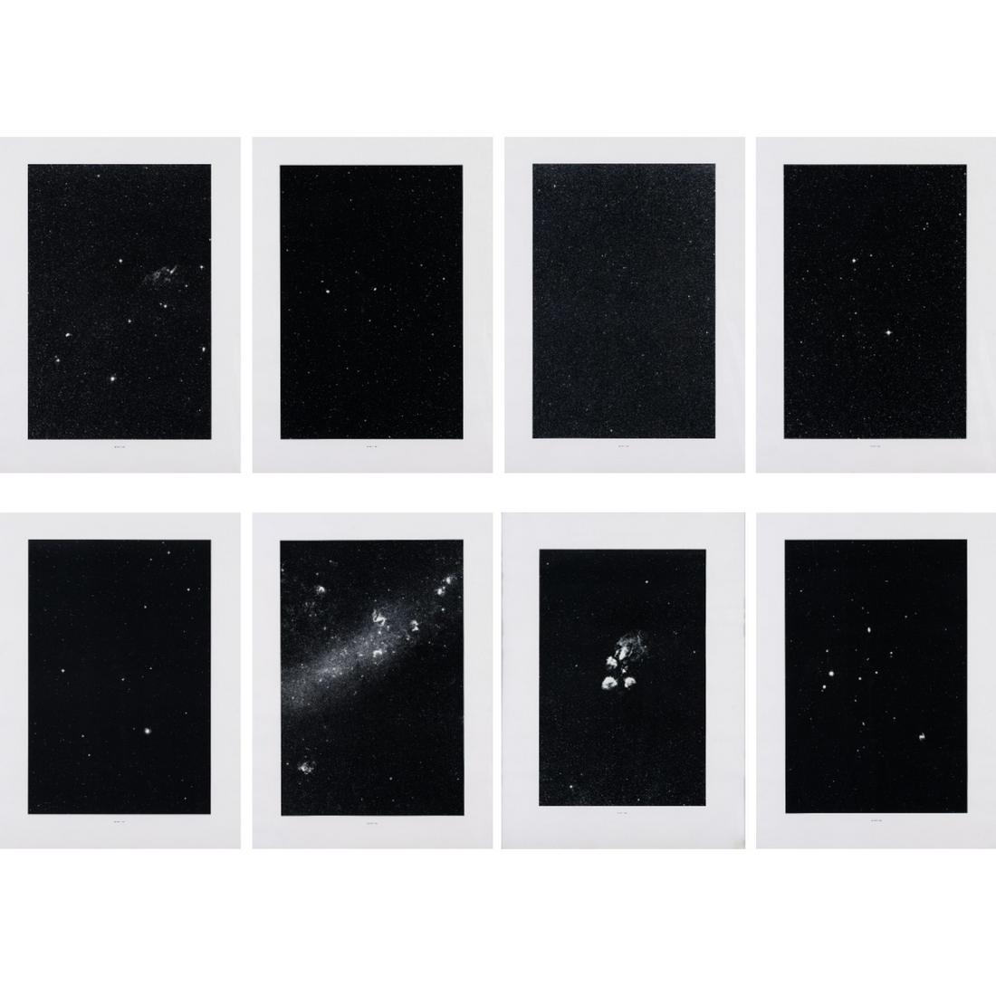 Thomas Ruff (born 1958): Thomas Ruff (born 1958) Stern or Stars 1990 Print The complete set of eight black and white granolithographs on Ikonorex paper, all margins 40 copies edition + 8 AP Each signed and justified "AP 8-8"