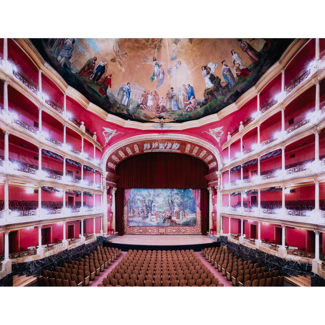 Candida Höfer (born 1944): Candida Höfer (born 1944) Teatro Degollado Guadalajara III 2014 Print C-Printed in colour on photo paper (F) : 30 x 39.2 cm, (C) : 49 x 58 cm Signed and n. 83/100 on the back label