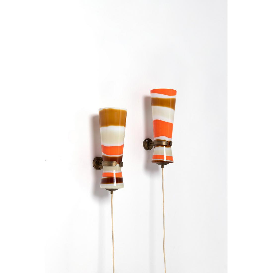 Massimo Vigneli (1931-2014) Pair of wall lamps (1 of 1)