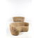 Scandinavian production Pair of sofas Wood and