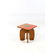 Ettore Sottsass (1917-2007) Side table Molded plywood