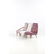 Gio Ponti (1891-1979) Hassock with three seatings Ash