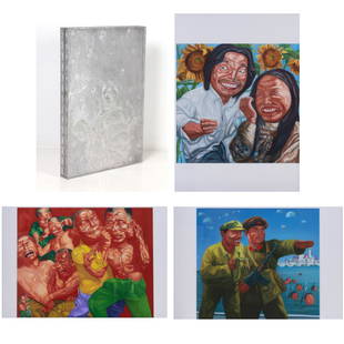 Yang Shaobin (born 1963) The Sleepwalkers' Bloodied: Yang Shaobin (born 1963) The Sleepwalkers' Bloodied Rites - 2008 Portfolio of 20 color lithographs on BFK Rives watermarked paper, full margins Signed and numbered XIV/CXXX Each lithograph presented i