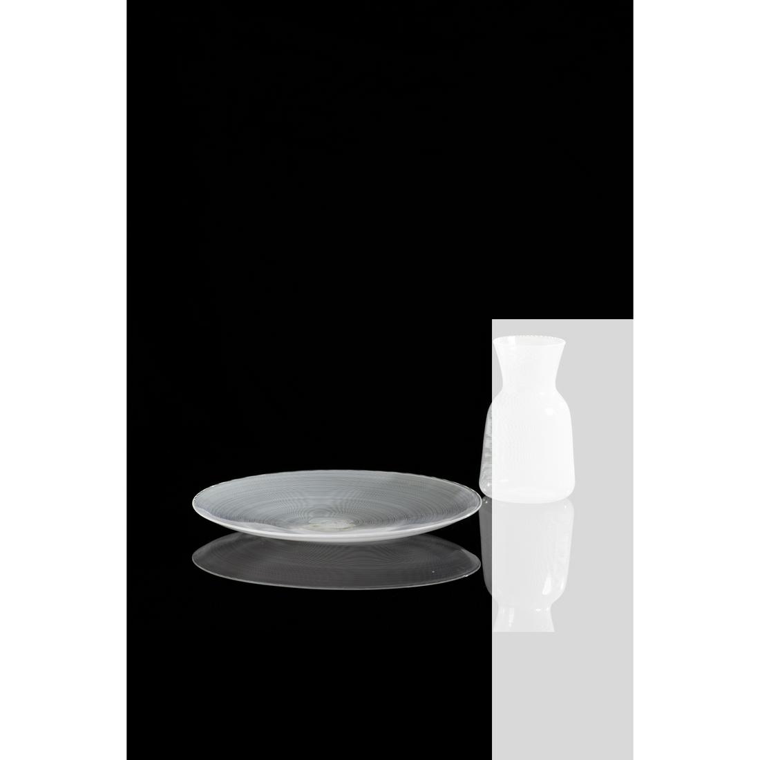 Carlo Scarpa (1906-1978) Mezza filigrana Dish Blown (1 of 1)