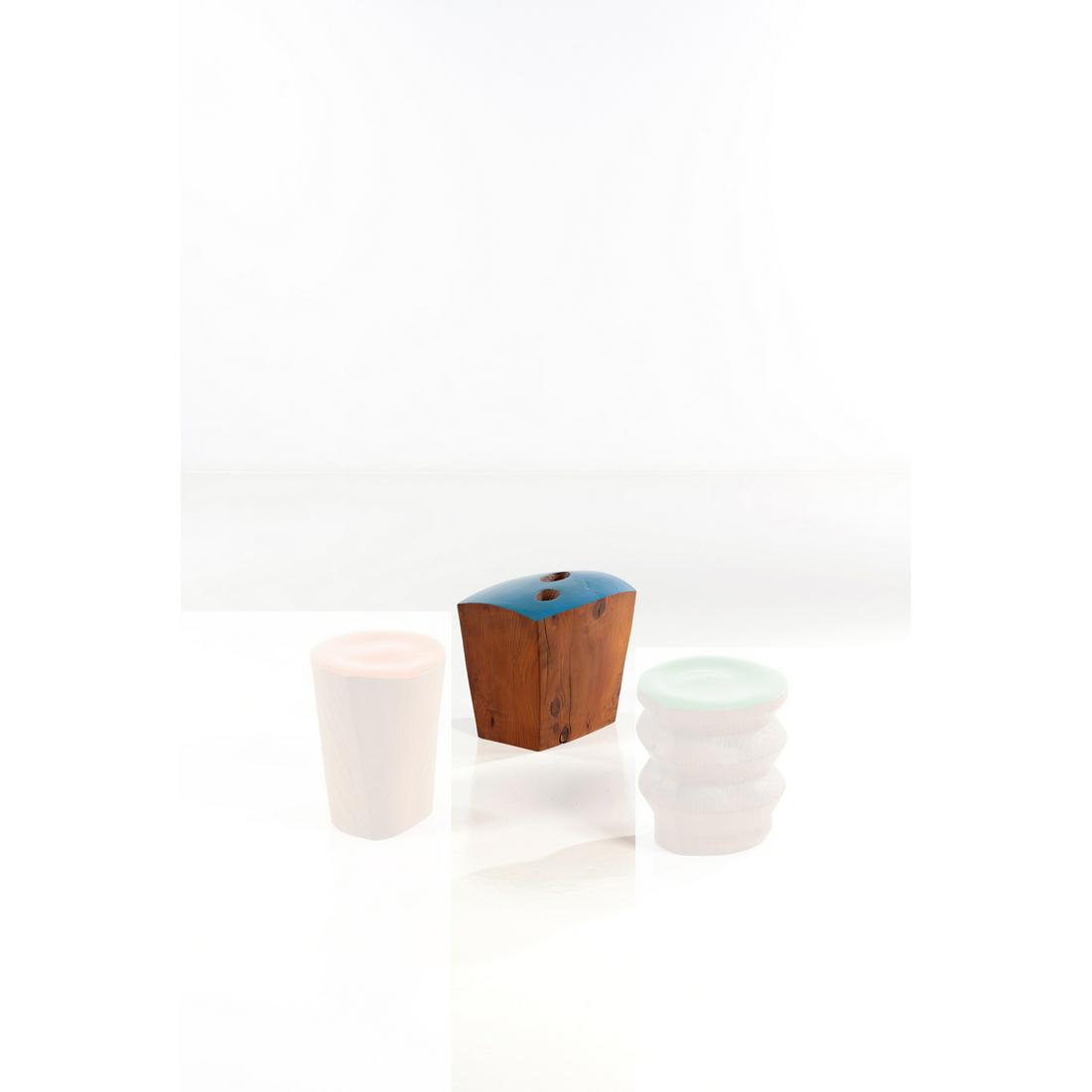 Claude Bouchard (born 1957) Reclaimed redwood series: Claude Bouchard (born 1957) Reclaimed redwood series Stool - Unique piece Sequoia wood Creation date :2008 H37 × L41 × P32cm Exhibition: Gump's, San Francisco, September 2008