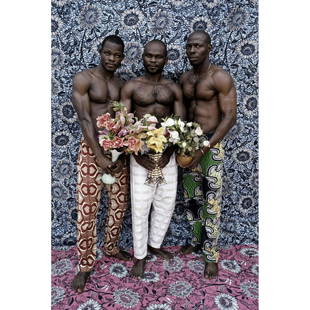 Léonce Raphael Agbodjelou (born 1965, Benin): Léonce Raphael Agbodjelou (born 1965, Benin) Untitled (Musclemen series), 2012 C-print From a set of 6 + 2 AP Edition 5/6 150 x 100 cm