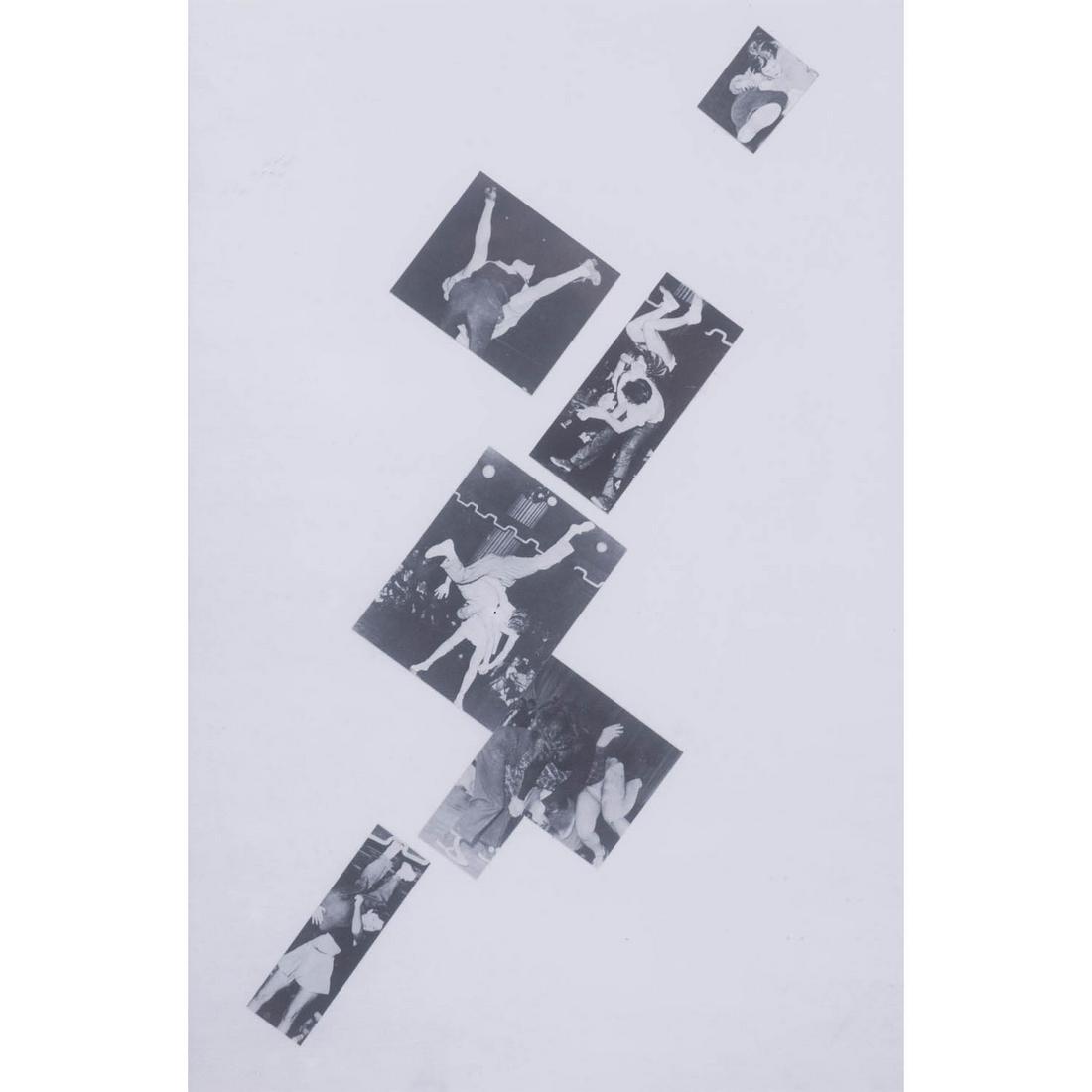 Vik Muniz (born 1961) The Bauhaus Prom, 1990: Vik Muniz (born 1961)The Bauhaus Prom, 1990Silver print in black and whiteSigned, dated and titled on the reverse43 x 29 cm (approx.)Unique pieceProvenance :- Stux Gallery, New York- Private collectio