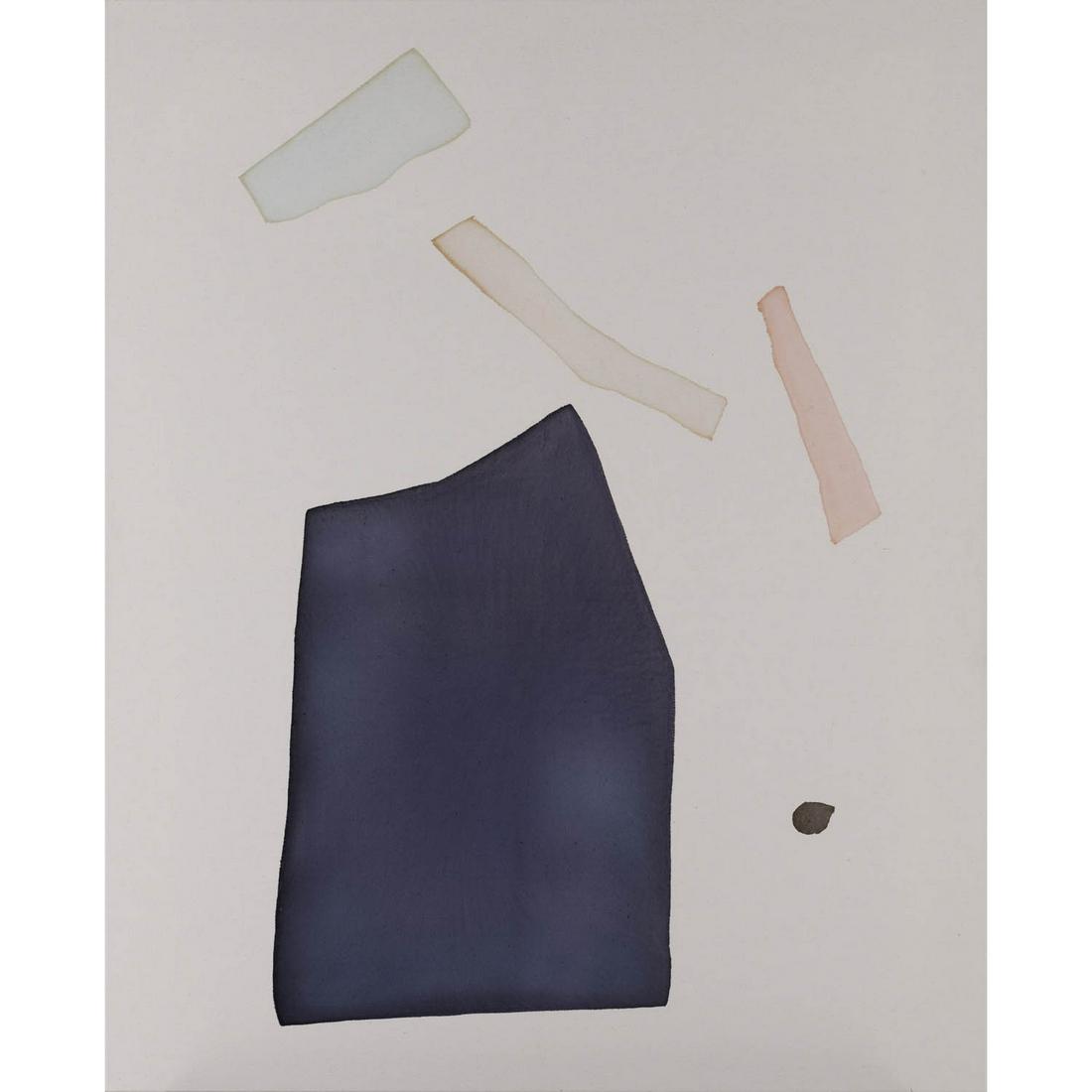 Landon Metz (born 1985) Untitled#1, 2013: Landon Metz (born 1985)Untitled#1, 2013Liquid pigment dye on canvasMonogrammed and dated on the reverse152,5 x 122 cmProvenance:- V1 Gallery Copenhagen, Copenhagen- Purchased from the latter by the cu