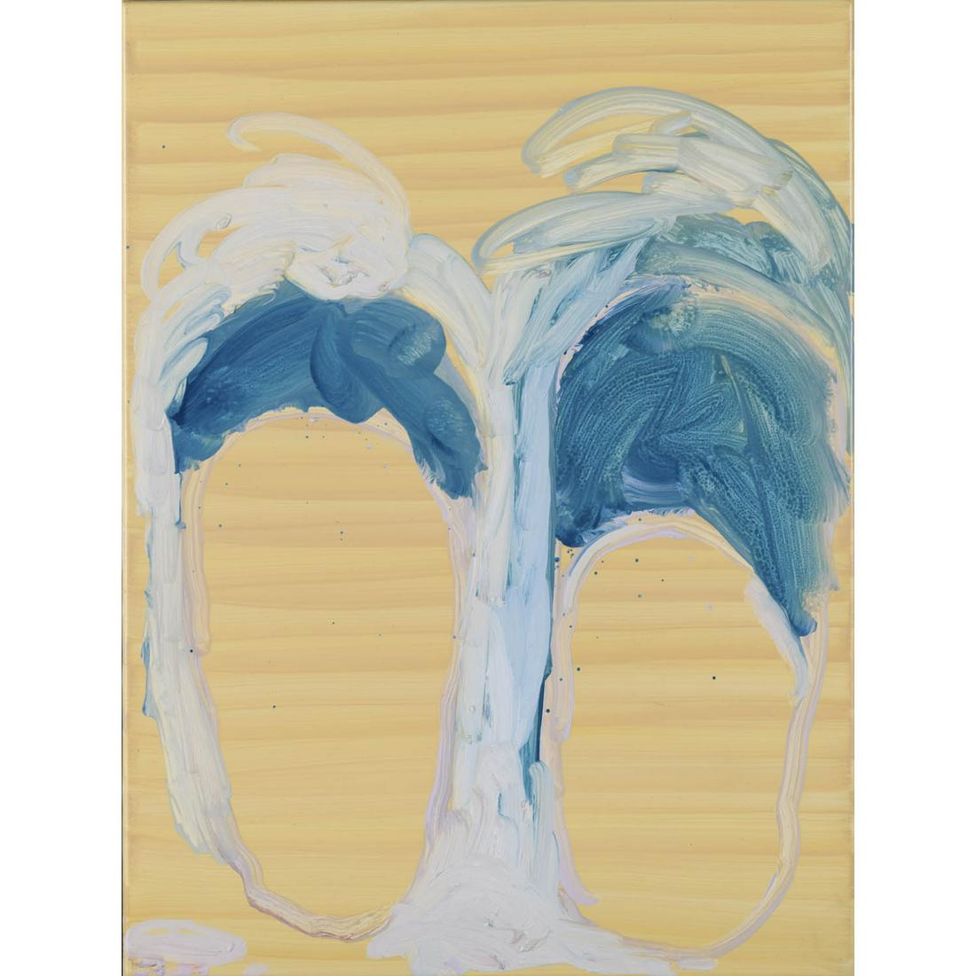 Charlie Billingham (born 1984) Awash, 2013: Charlie Billingham (born 1984)Awash, 2013Oil on polyester canvasSigned, dated and titled on the reverse58,5 x 45 cmProvenance:- Moran Moran Gallery, Los Angeles, USA- Purchased from the latter by the