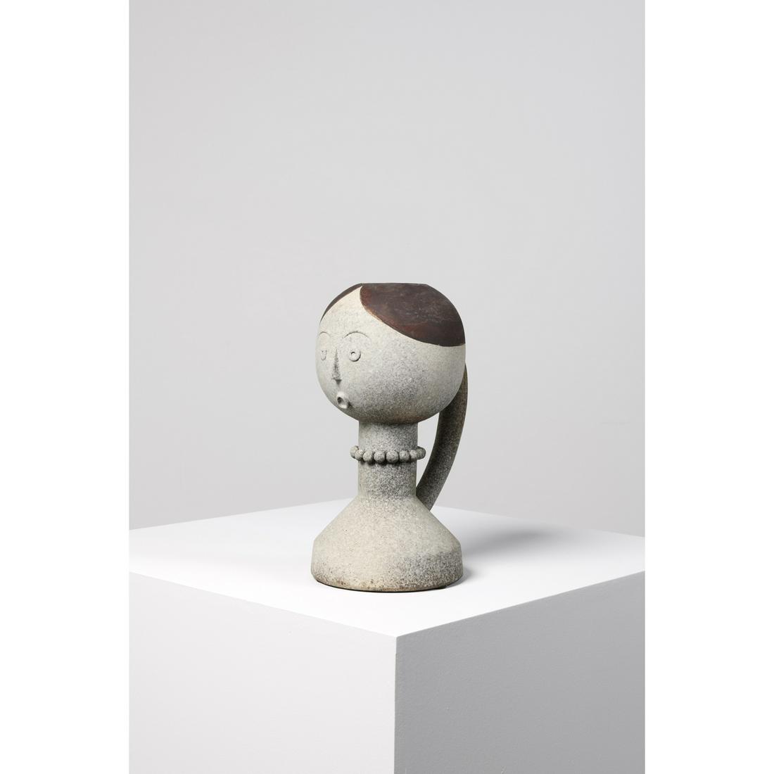 Jean Besnard (1889-1958) Anthropomorphic vase: Jean Besnard (1889-1958) Anthropomorphic vase Glazed stoneware Incised signature: 'Jean Besnard' Creation date: circa 1930 H 32×Ø 16cm