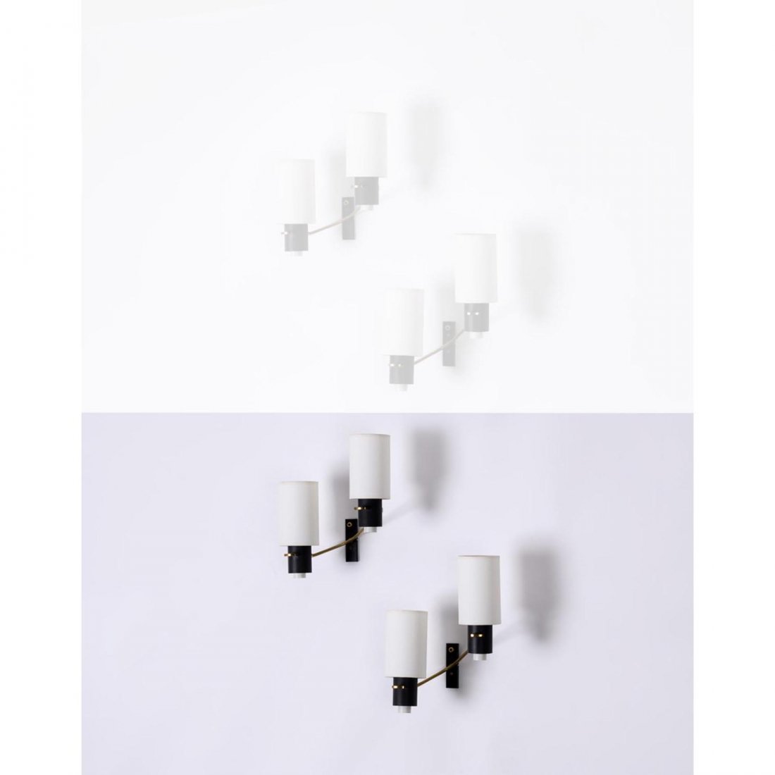 Lunel (Manufacturer, XX) Pair of double sconces (1 of 1)