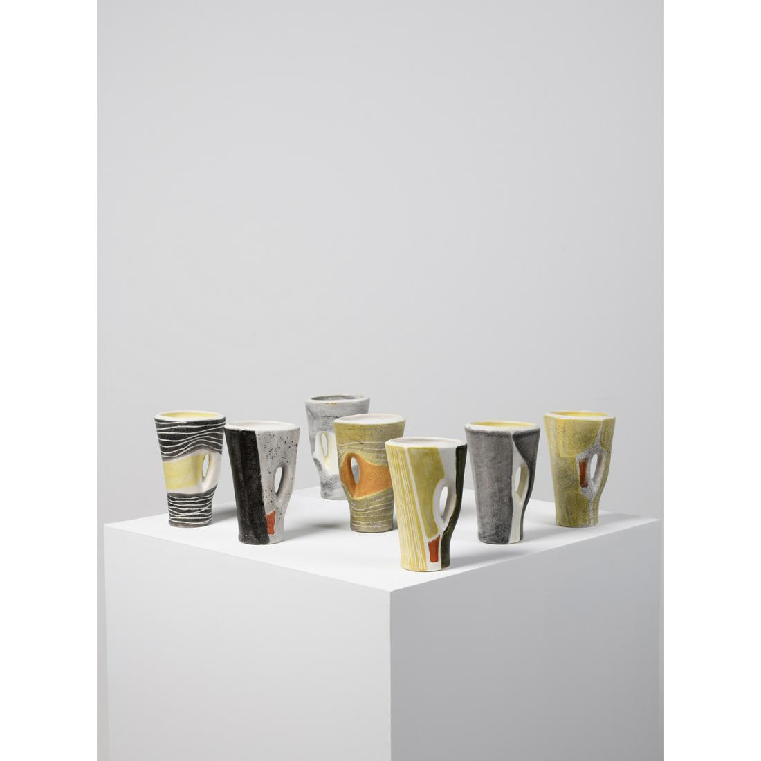 Mado Jolain (1921-2019) Set of seven pitchers (1 of 2)