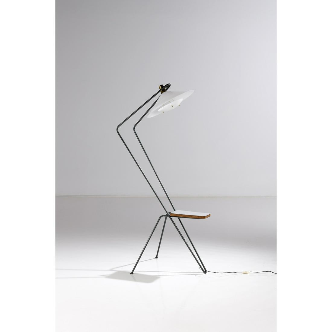 Robert Mathieu (1921-2002) Floor lamp with tablet (1 of 1)