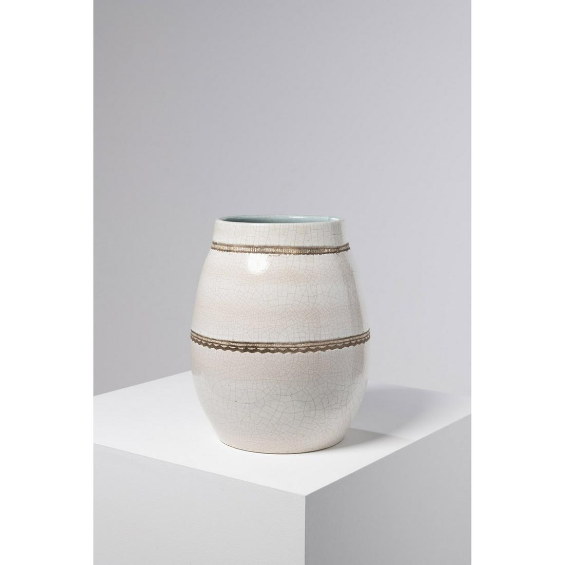 Jean Besnard (1889-1958) Vase: Jean Besnard (1889-1958)VaseGlazed ceramicIncised signature, 'Jean Besnard' on the reverseCreation date: circa 1930H 34 × Ø 25 cm