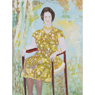 Beauford Delaney (1901-1979, Etats-Unis) Pikoula: Beauford Delaney (1901-1979, Etats-Unis)Pikoula Vassiliki, 1970Signé et daté "Beauford Delaney 1970" en bas à droite Huile sur toile 130 x 97 cm--ProvenanceCollection Darthea Speyer,