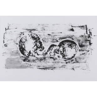 Philippe Cognée (born 1957) Untitled - 2014: Philippe Cognée (born 1957)Untitled - 2014Lithograph on BFK Rives vellum paperSigned, dated '2014' and numbered '3/50' in pencilEdited and printed by Idem, Paris61 × 90 cm (F) - framed