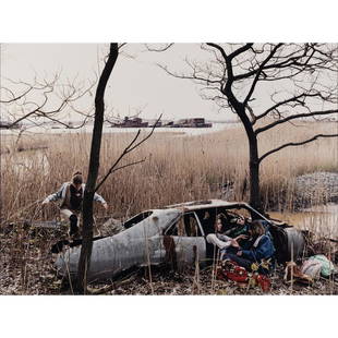 Justine Kurland (b. 1969) Ship Wrecked, 2000: Justine Kurland (b. 1969)Ship Wrecked, 2000C-print Signed and numbered '4/6' on the reverseEdition de 6 pieces and 2 EA76 x 103 cmProvenance : - Gorney Bravin + Lee Gallery, New York- Galerie Rodolph