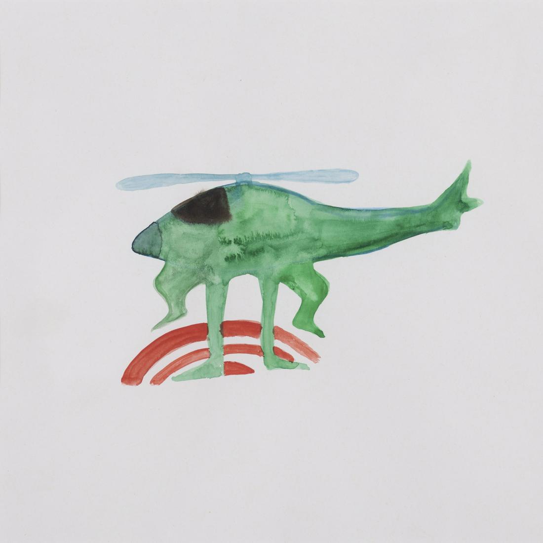 Fabien Verschaere (born 1975) Untitled: Fabien Verschaere (born 1975)UntitledWatercolor on paper25 x 25 cmProvenance: - Purchased from the artist by the current owner- A.M. collection, Paris