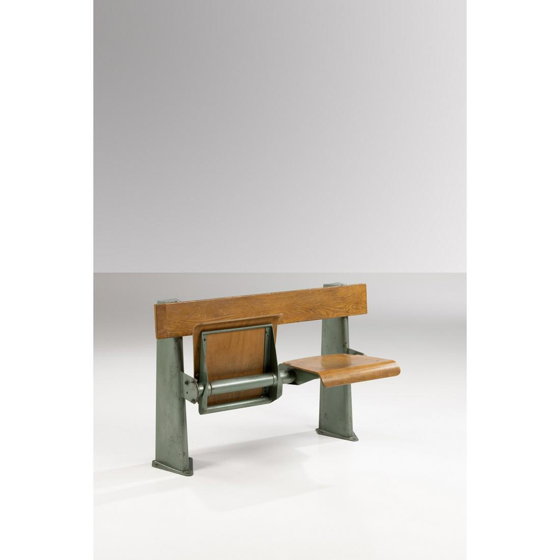 Jean Prouvé (1901-1984) Lecture hall bench (1 of 1)