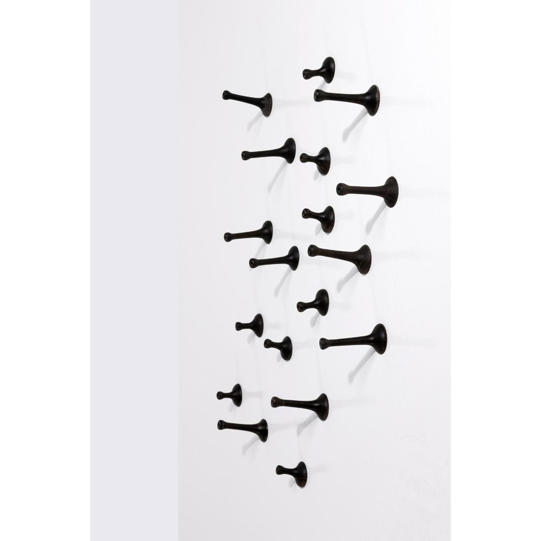 Peder Moos (1906-1991) Set of 18 coat hangers: Peder Moos (1906-1991)Set of 18 coat hangersTeak and rosewoodModel created circa 1940Largest: L 6 × Ø 3 cmSmallest: L 3,5 × Ø 2,5 cm