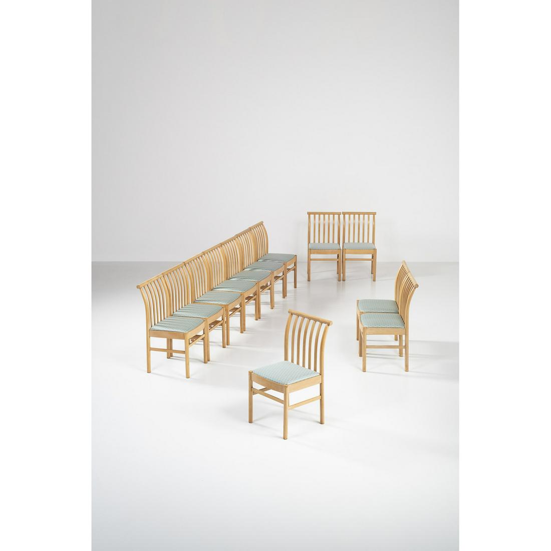 Isamu Kenmochi (1912-1971) Set of twelve chairs (1 of 2)