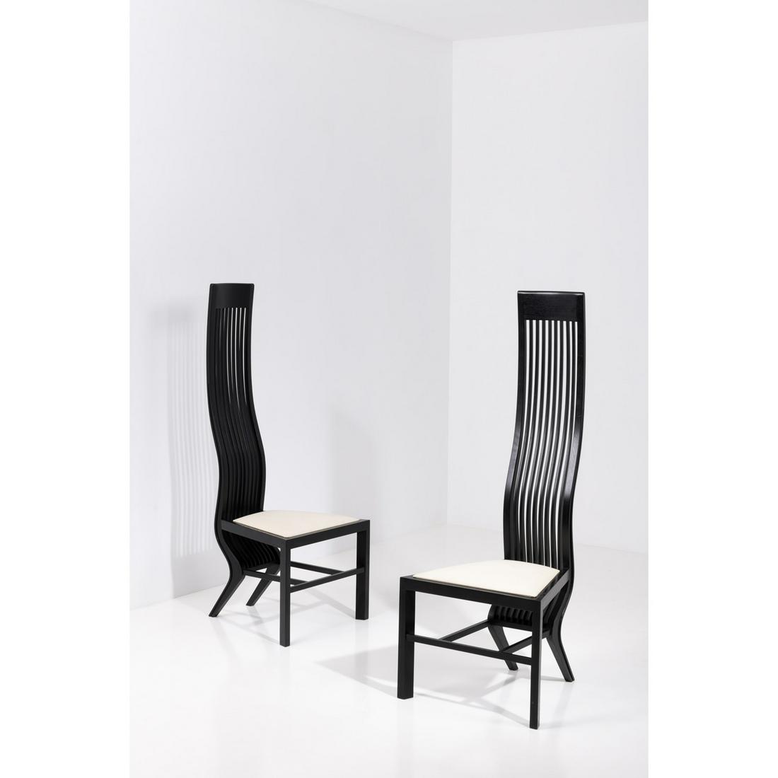 Arata Isozaki (born 1936) Pair of 'Marilyn' chairs (1 of 1)