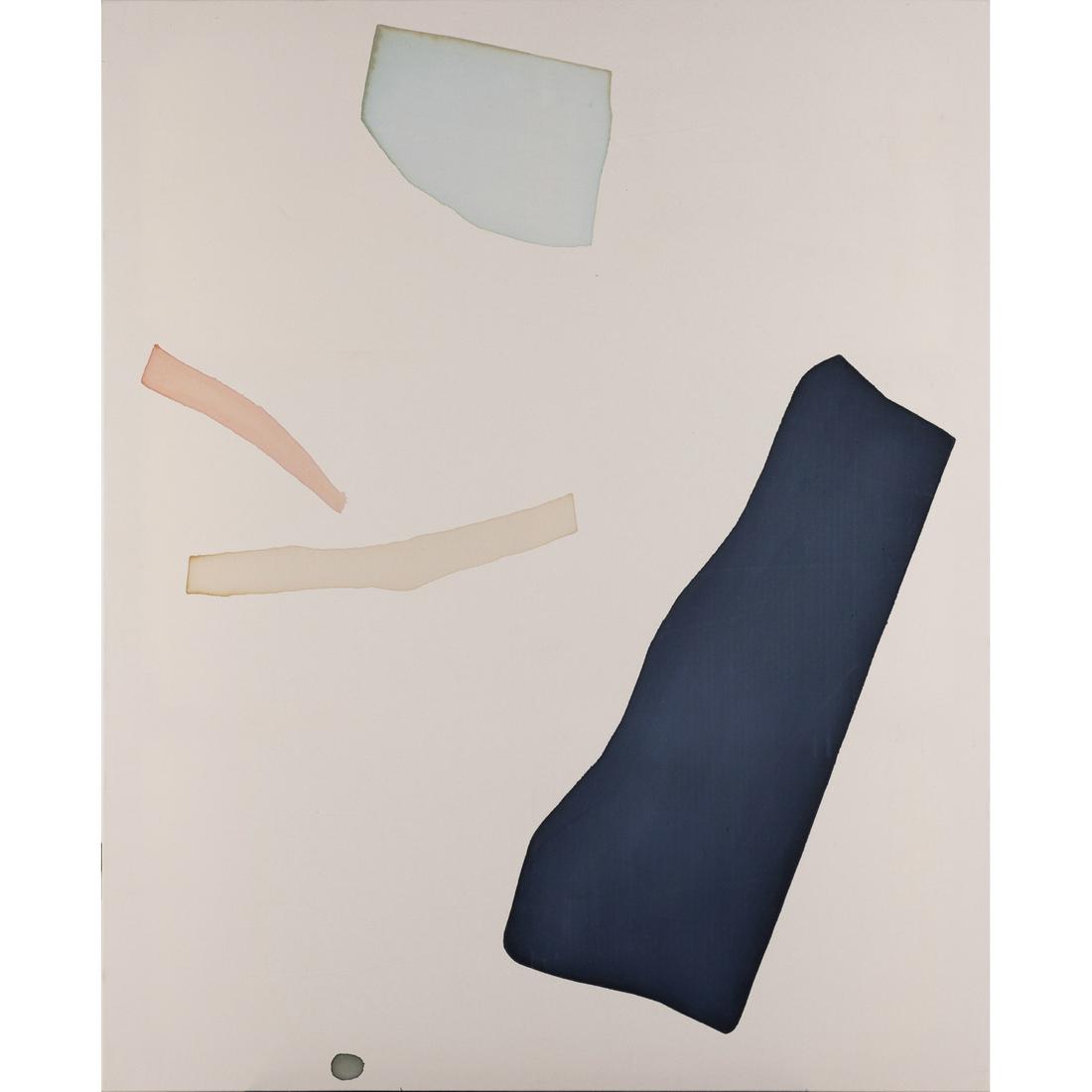 Landon Metz (born 1985) Untitled, 2014: Landon Metz (born 1985)Untitled, 2014Dye on canvasMonogrammed and dated on the back199 x 162,5 cmProvenance: Private collection, ParisOur thanks to the Landon Metz Studio for the information kindly pr