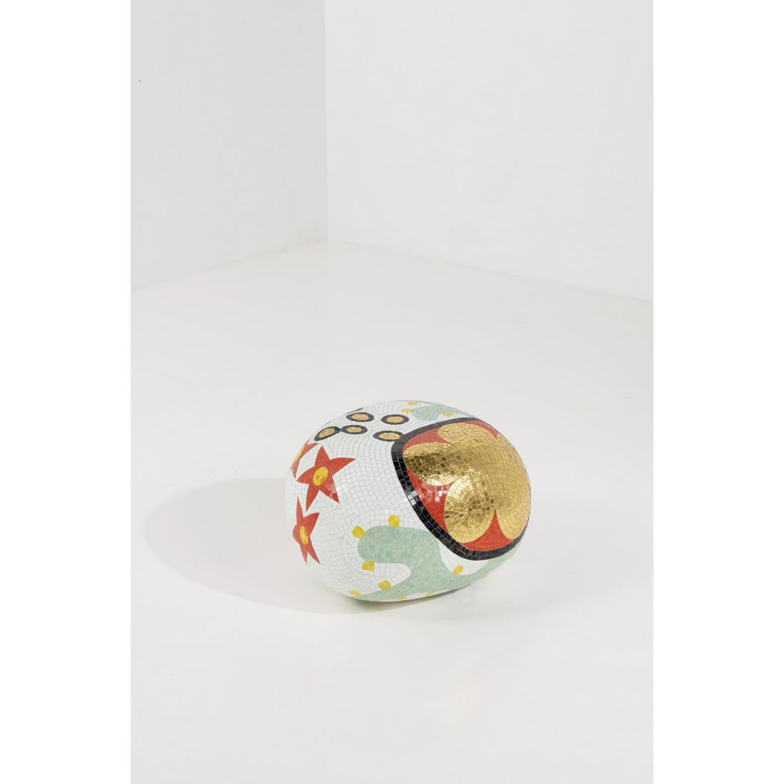 Marcel Wanders (born 1963) Daphné - N°25/33: Marcel Wanders (born 1963)Daphné - N°25/33Pebbles seriesCoffee tableBisazza mosaicEdited by Bisazza, limited edition of 33 Signed 'Bisazza Home, Daphné 025, design Marcel Wanders' on a