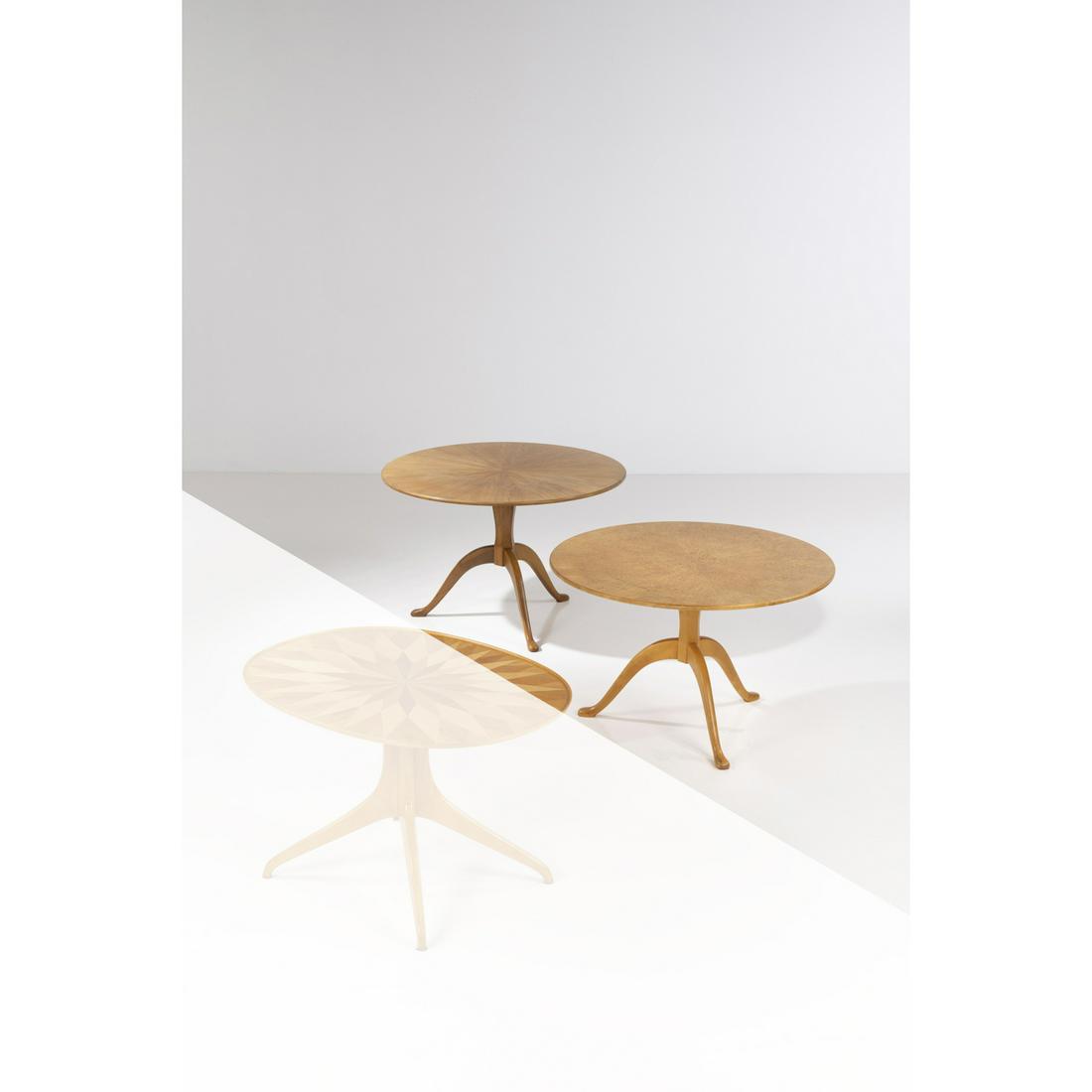 Carl Malmsten (1988-1972) Set of two side tables (1 of 1)