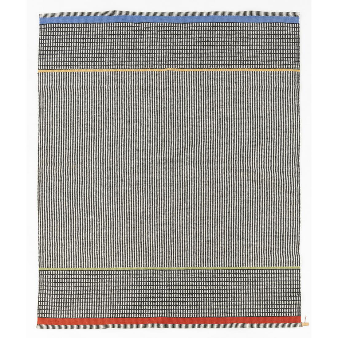 Gunilla LAGERHEM-ULLBERG (1955- ) Hagga: Gunilla LAGERHEM-ULLBERG (1955- )HaggaCarpetWoolEdited by KasthallBolduc numbered "Hand made in Sweden by Kasthall"170 x 240 cm