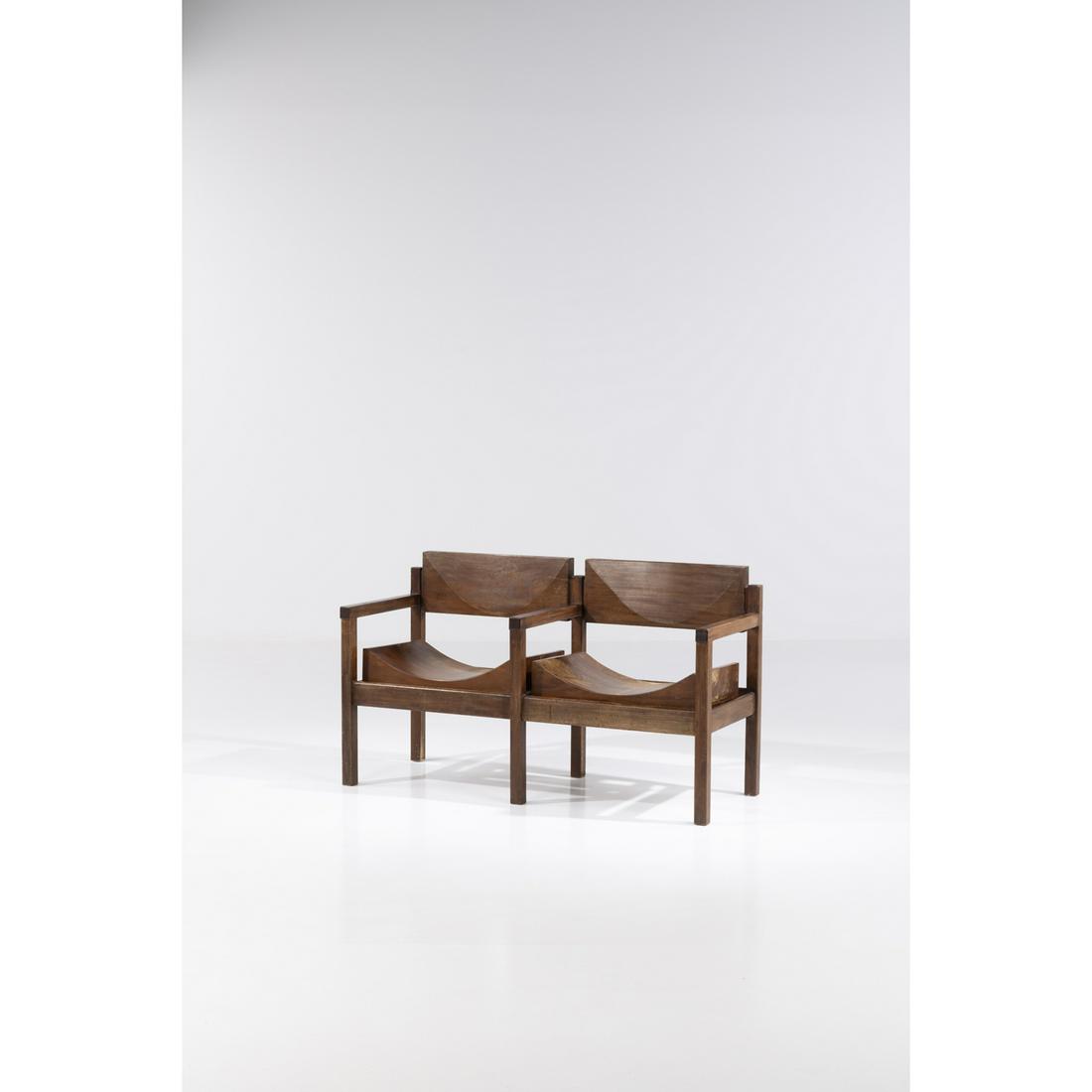 Joaquim Tenreiro (1906-1992) Tree Trunk Bench Bench Vinhatico wood Edited by Tenreiro Moveis e (1 of 3)