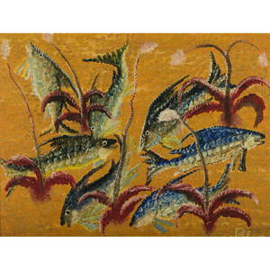 Bela Sara (1920-circa 1971, Congo) Untitled, ca. 1950