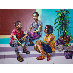 Marcellina Akpojotor (Born 1989, Nigeria) Like Other Days, 2019