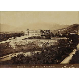 Marc Ferrez (1843-1923) Brazil, c: Marc Ferrez (1843-1923)Brazil, c. 1880. Rio de Janeiro. National Museum - Sao Christovao. Corcovado - view taken from the path of the aqueduct. Corcovado - on the way to the aqueduct. Four albumen pri