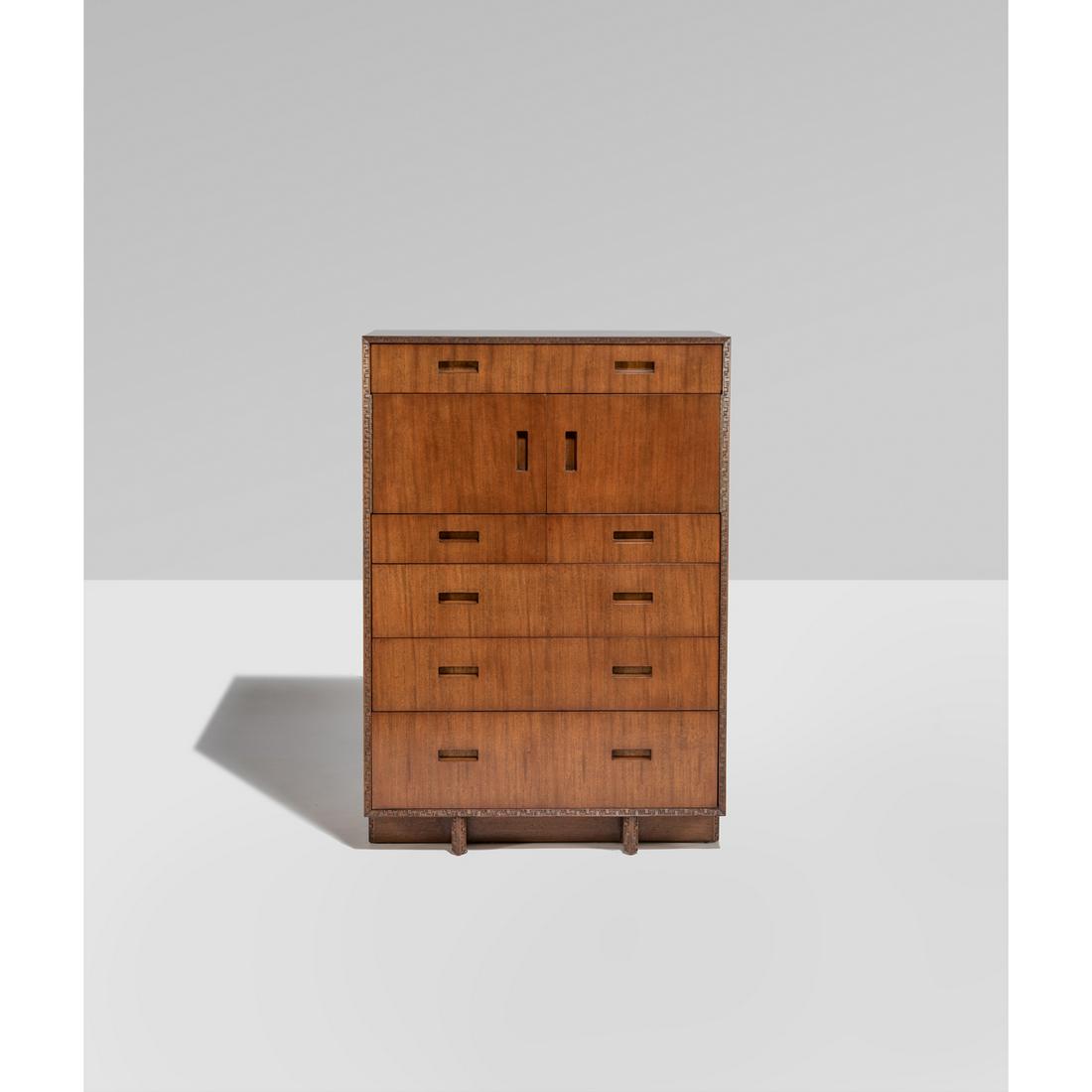 Frank Lloyd Wright (1867-1959) High chest of drawers (1 of 1)