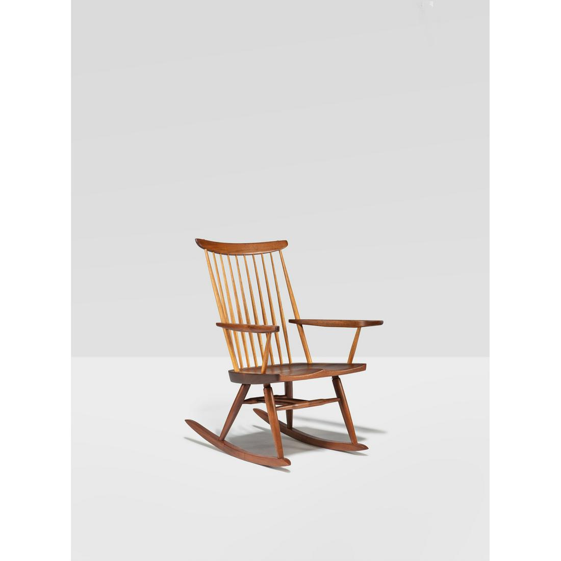 George Nakashima (1905-1990) Rocking New chair - Special order (1 of 4)
