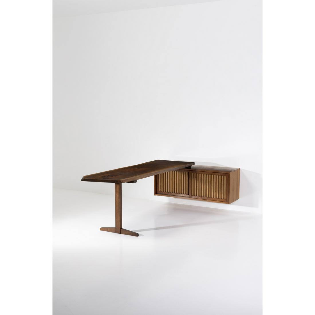 George Nakashima (1905-1990) Desk with compartments - Special order (1 of 3)
